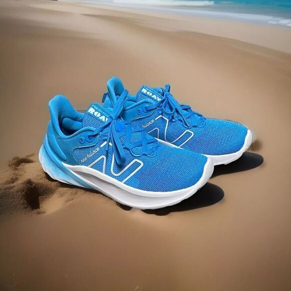 New Balance Fresh Foam Roav V2 WROAVJS2 Blue Women's Sneakers Size 6B - Picture 1 of 16